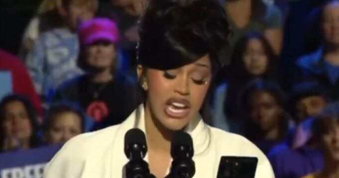 Dimwit Rapper Cardi B Makes Humiliating Appearance at Kamala Rally – Reads Script Off Phone When Teleprompter Breaks – Then Admits Inflation is Out of Control! (VIDEO) | The Gateway Pundit