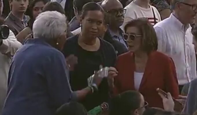 Dems in Disarray: Pelosi Seen Arguing with Donna Brazile at Kamala Harris’s Defeat Speech (VIDEO) | The Gateway Pundit