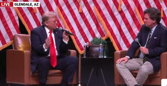 WATCH LIVE: Trump to Headline Tucker Carlson Live Tour Hurricane Relief Benefit – LIVE NOW | The Gateway Pundit