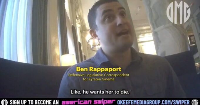MUST SEE: Former Kyrsten Sinema Aide Says Ruben Gallego “F*cking Hates” Kari Lake, “WANTS HER TO DIE” on O’Keefe Media Group Hidden Camera – Claims Sinema is Gunning For ASU Presidency in Possible Quid Pro Quo | The Gateway Pundit