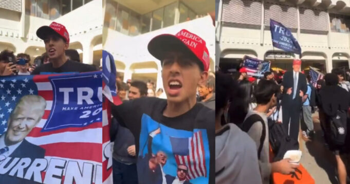 WATCH: Beverly Hills High School Principal Says No More “Shouting” or “Jumping” to Prevent Students From Celebrating Trump’s Win – Students Defy New Rule and Hold EPIC Celebration of Trump Win | The Gateway Pundit