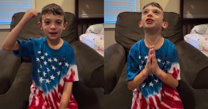 Watch the Heartwarming Moment an 8-Year-Old with Rare Brain Disorder Learns About Trump’s Presidential Victory | The Gateway Pundit