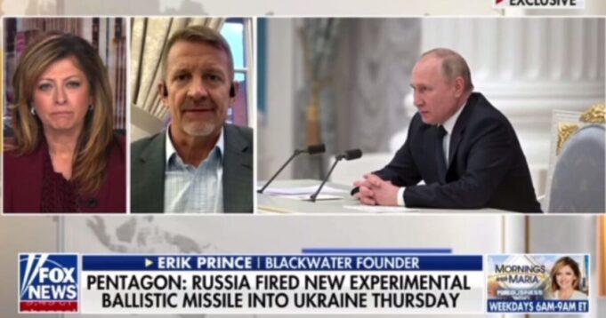 Erik Prince on Sunday Morning Futures: The US has “No Means” to Shoot Down Russia’s Mach 9 Hypersonic Ballistic Missiles that Were Just Fired on Ukraine (VIDEO) | The Gateway Pundit