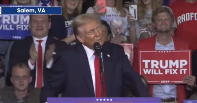 President Trump Brings Down the House in Salem, Virginia: “Kamala, a Low-IQ Person Broke it, and I will Fix it” (VIDEO) | The Gateway Pundit