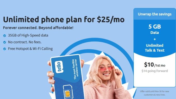 Here’s why I recommend Tello for your kid’s first plan