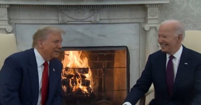 President Trump Reveals What He and Joe Biden Discussed During their Historic Meeting in the Oval Office | The Gateway Pundit