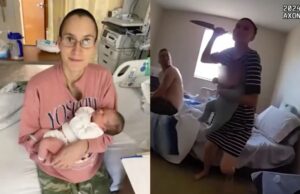 Horrific Body Camera Footage Shows Mom and Two-Month-Old Infant Both Fatally Shot by Police Officer After She Charged Him with Large Kitchen Knife | The Gateway Pundit
