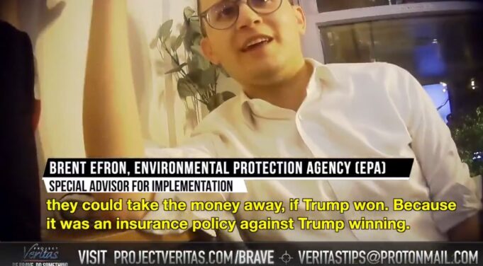WATCH: EPA Advisor Caught on Undercover Video Admitting “Insurance Policy” Against Trump is Funneling Billions to Climate Organizations | The Gateway Pundit