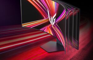 LG's bendable 5K OLED monitor is an early shout for star of CES 2025