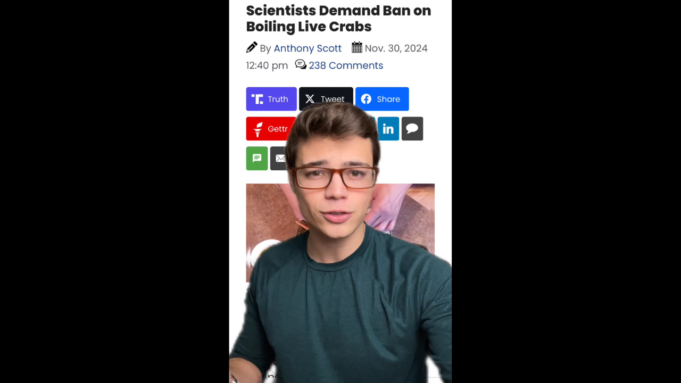 Victor Reacts: People Care More About Crabs than Innocent Babies (VIDEO) | The Gateway Pundit