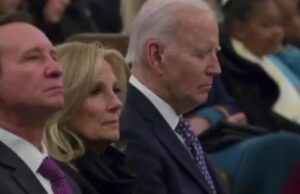 Joe Biden Appears to Fall Asleep For More Than 2 Minutes During Prayer Service For New Orleans Terror Attack Victims (VIDEO) | The Gateway Pundit