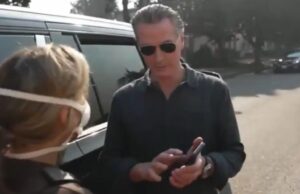 “Why Was There No Water in the Hydrants?!” – Newsom Pretends to Be on the Phone with Biden as Angry Constituent Gets in His Face, Demands Answers on His Disastrous Fire Response (VIDEO) | The Gateway Pundit