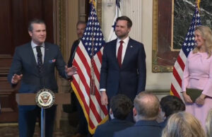 WATCH: “All Praise and Glory to God” – Pete Hegseth Speaks During Swearing-in Ceremony for Defense Secretary | The Gateway Pundit