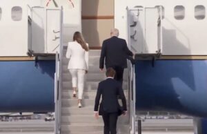 JUST IN: President-Elect Trump, First Lady Melania, and Barron Make Triumphant Return to Washington, D.C., Aboard Air Force One Ahead of Historic Inauguration | The Gateway Pundit
