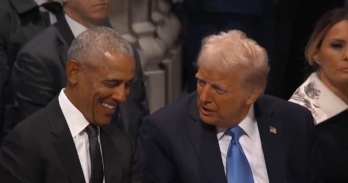 Revealed: Here Is What President Trump Said to Barack Obama During THAT Moment at Jimmy Carter’s Funeral | The Gateway Pundit