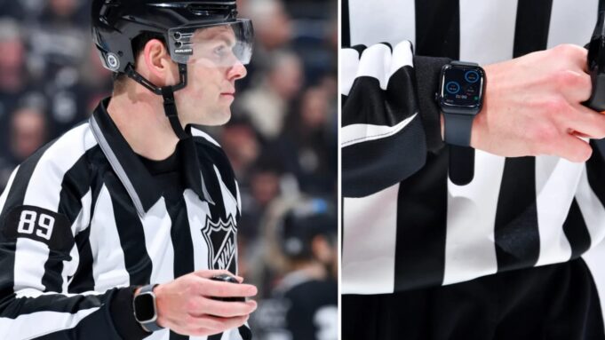 Forget VAR, the NHL is using Apple Watches to help referees