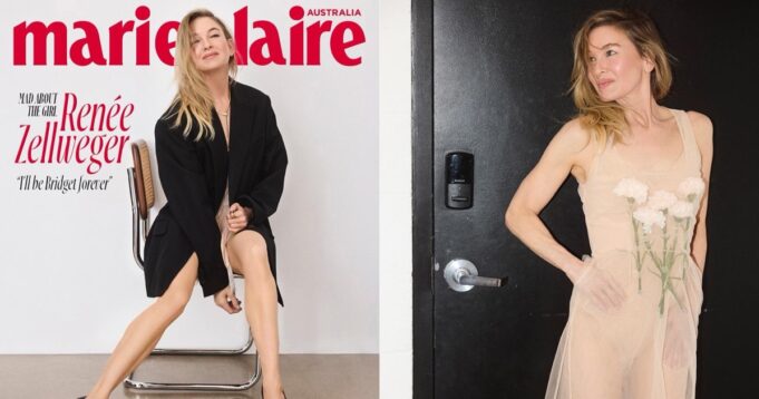 Renée Zellweger Graces the Pages of Marie Claire Australia