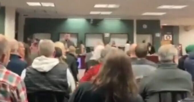 Watch: School Board Actually Runs from Angry Parents Who Caught Them Letting 5-Year-Olds See Bondage Gear | The Gateway Pundit