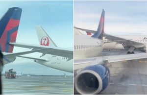 Japan Airlines Collides with Parked Delta Airlines at Seattle Airport | The Gateway Pundit
