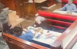 LUCKY ESCAPE: Terrifying Footage Shows Man at Diner Hit by Flying Debris from Philadelphia Plane Crash (VIDEO) | The Gateway Pundit