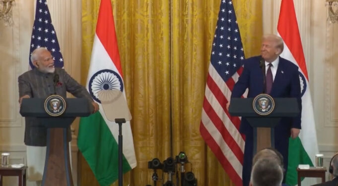 MUST SEE: “I Think We’ve Taken Care of it in Just Three Weeks” – President Trump responds to Gateway Pundit’s Question About Biden’s Weakness and Incompetence after Announcing Major Trade Partnership With India | The Gateway Pundit