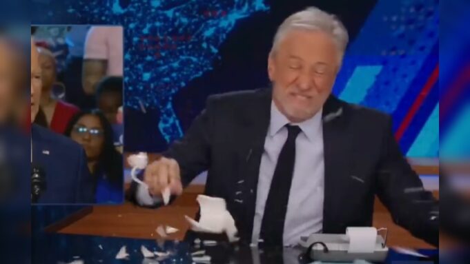 Daily Show Host Jon Stewart Cuts Hand After Smashing Coffee Cup During DOGE Rant (VIDEO) | The Gateway Pundit