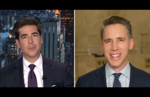 Senator Josh Hawley Tells Jesse Watters Democrats are Walking Around Capital Hill Demoralized (Video) | The Gateway Pundit