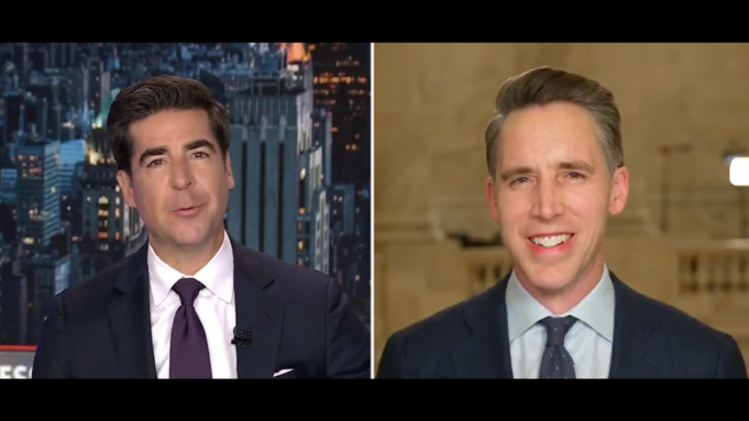 Senator Josh Hawley Tells Jesse Watters Democrats are Walking Around Capital Hill Demoralized (Video) | The Gateway Pundit