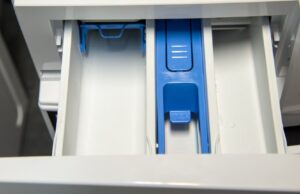 Where to put detergent in a washing machine