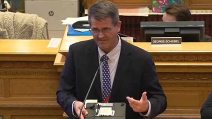 WATCH: Colorado Rep. Forced to Cover ‘Offensive’ Second Amendment Sticker on His Laptop During Heated House Gun Debate | The Gateway Pundit