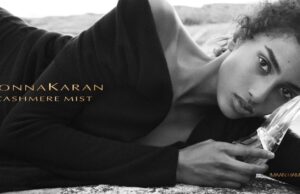 Imaan Hammam Wows in Donna Karan Cashmere Mist Perfume Ad