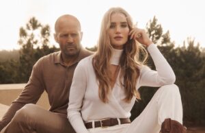 Rosie Huntington-Whiteley & Jason Statham Front Falconeri Ad