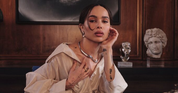 Zoe Kravitz Is All Business in Jessica McCormack Jewelry