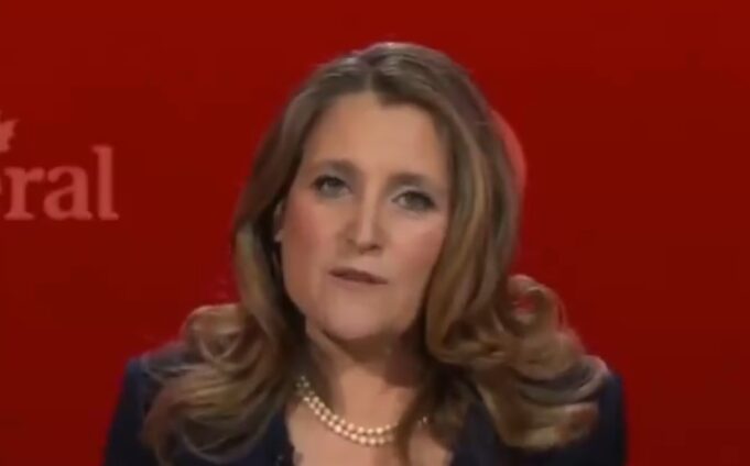 Prospective Canadian PM and Nutcase Chrystia Freeland Promises to Build a Nuclear Deterrent to Protect Canada from the US (VIDEO) | The Gateway Pundit