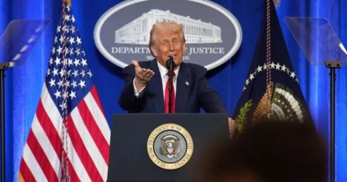 REDEMPTION! President Trump Visited the Department of Justice Today as the 47th President of the United States and Leader of the Government Agency that Once Persecuted Him. | The Gateway Pundit