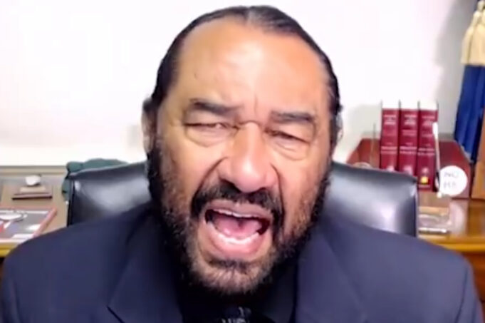 Lunatic Rep. Al Green to File Second Trump Impeachment Attempt For Promoting ‘Incivility’ (VIDEO) | The Gateway Pundit