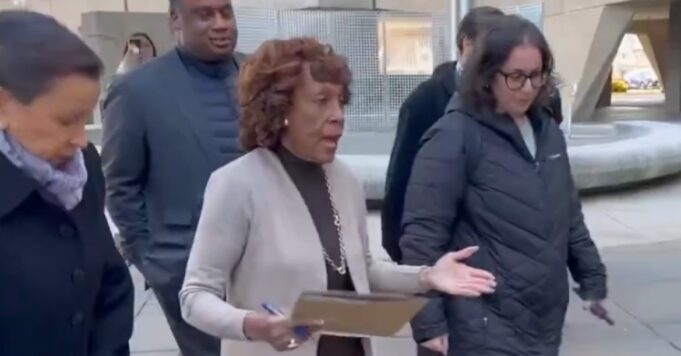 WATCH: Top Democrat Attack Dog Maxine Waters Tries to Storm HUD Building to Protest DOGE Cuts – HUD Spox Responds with FIRE | The Gateway Pundit