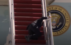 FOUR YEARS AGO THIS WEEK: Joe Biden Collapses Up The Air Force One Staircase – Thank God, No More National Degradation (Video) | The Gateway Pundit