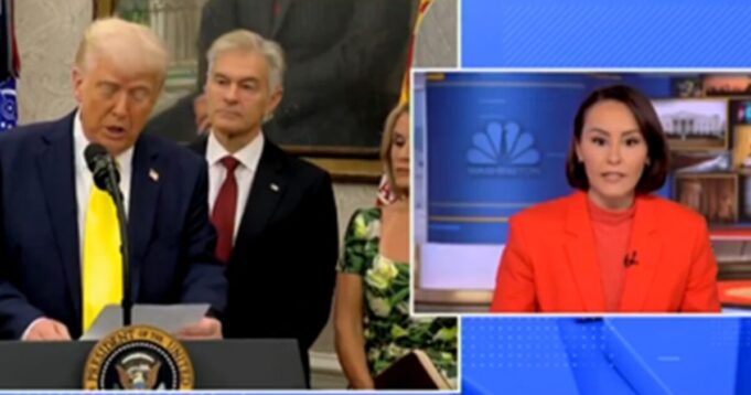 WATCH: MSNBC Quickly Cuts Away From Trump as He Begins Reading Deported MS-13 Gangster Kilmar Garcia’s Lengthy Rap Sheet | The Gateway Pundit