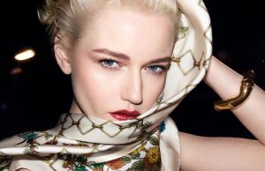Julia Garner Wraps Up in Gucci’s Art of Silk Ad