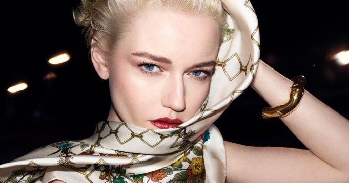 Julia Garner Wraps Up in Gucci’s Art of Silk Ad