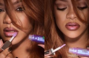 Rihanna Dazzles With Fenty Beauty Gloss Bomb Oil