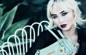 Sabrina Carpenter Wows in Versace La Vacanza Ad