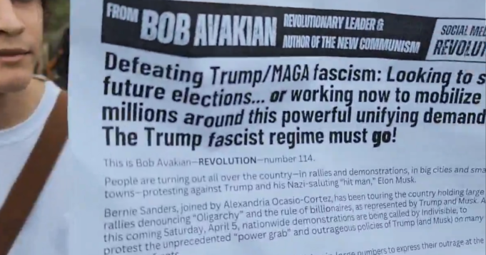 Anti-Trump Protester Speechless When Asked Why He’s Protesting – Pulls Out Communist-Leader’s Talking Points Handed to Him With “Free Sign” | The Gateway Pundit