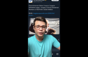 Victor Reacts: They Actually Think You Are Stupid – Chuck Schumer Claims Trump is “Intimidating Judges” (VIDEO) | The Gateway Pundit