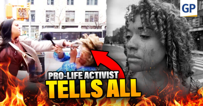 Deranged Leftist ATTACKS: Pro-Life Activist Tells Her Story | Elijah Schaffer | The Gateway Pundit