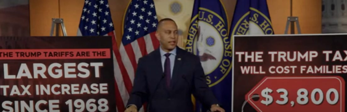 Hakeem Jeffries Calls The House Republican Majority Temporary