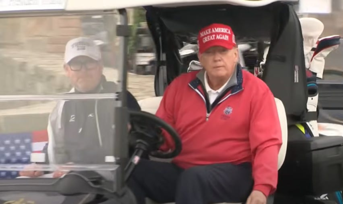 White House Releases Statement Praising Trump’s Golf Win As Enraged Nation Protests