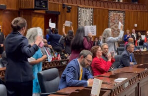 WATCH: As Tom Homan Highlights Missing Children in Speech to AZ Legislature, Radical Open Borders Democrats Walk Out Holding Signs with Illegal Aliens’ Names then Protest Outside of Capitol – One Dem Lawmaker Cries! | The Gateway Pundit