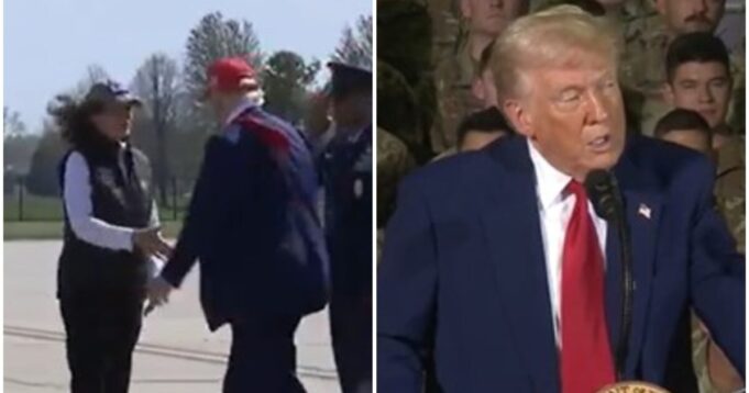 BRUTAL: Governor Gretchen Whitmer and President Trump Warmly Embrace as He Arrives in Michigan – Then He Gives Her the ‘Kiss of Death’ During Speech (VIDEO) | The Gateway Pundit